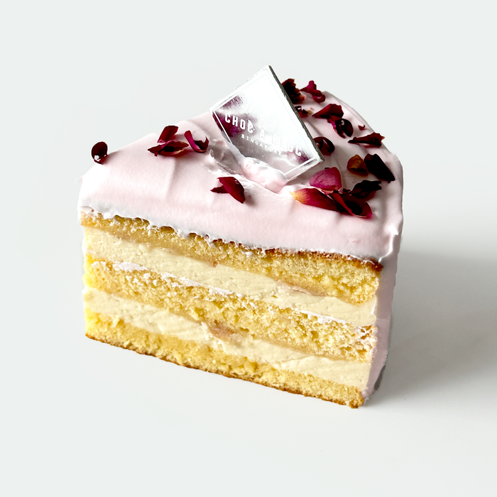 Lychee Rose Cake (Single Slice)