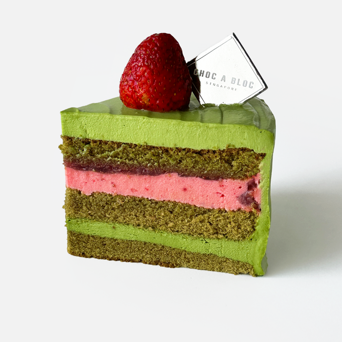 Uji Matcha Strawberry (Single Slice)