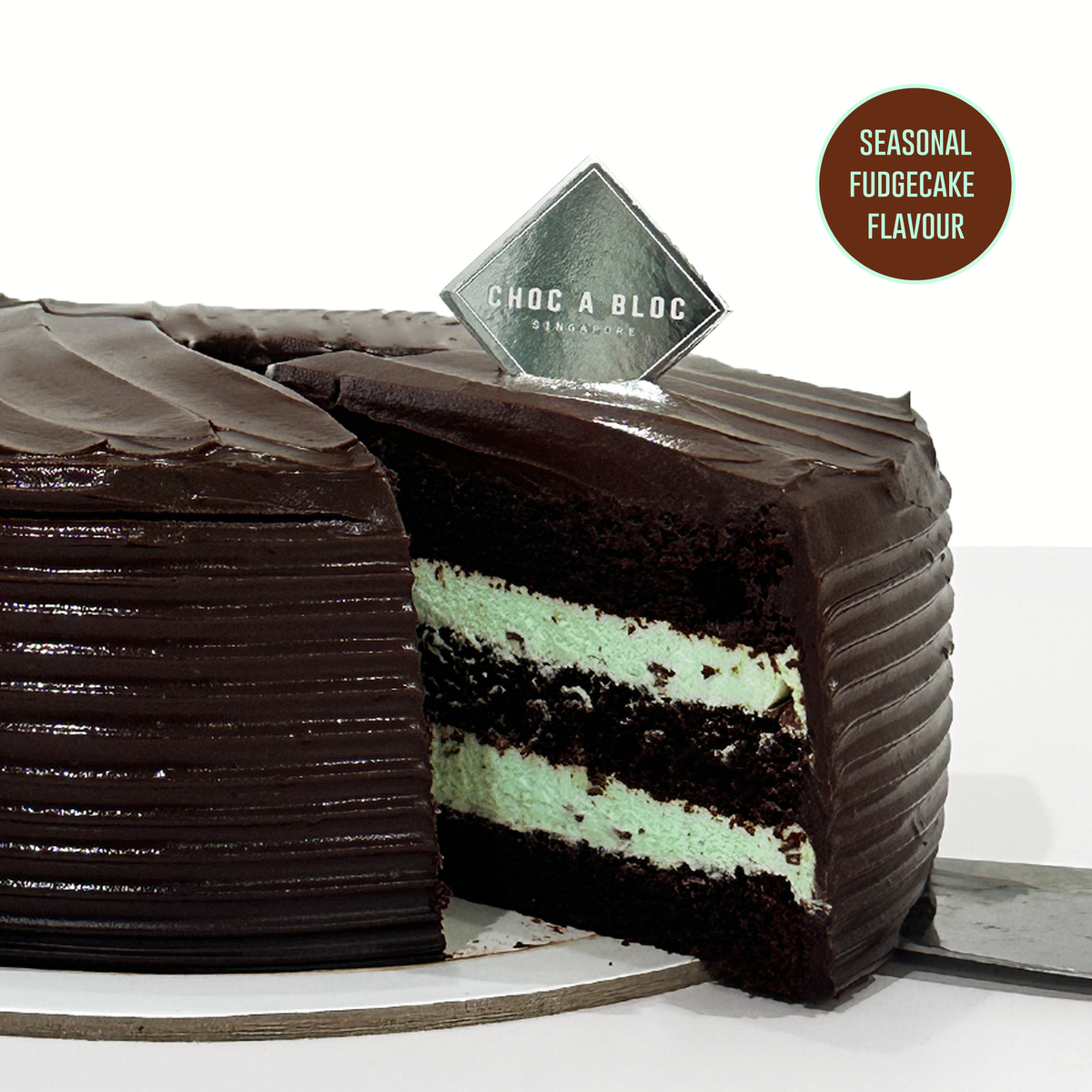 Mint Chocolate Fudgecake