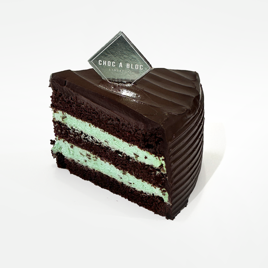 Mint Chocolate Fudgecake (Single Slice)