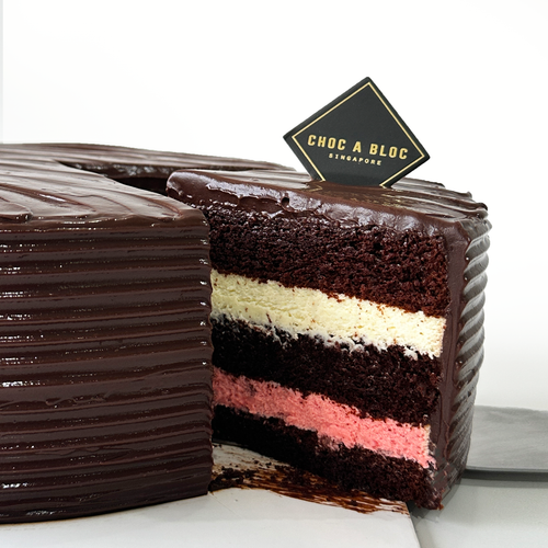 Neapolitan Fudgecake