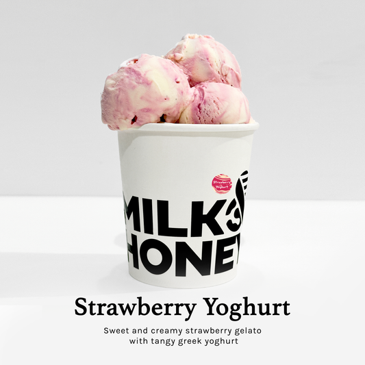 Strawberry Yoghurt Gelato Pint